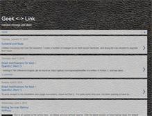 Tablet Screenshot of geeklink.info